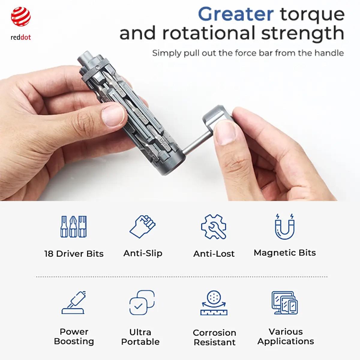 24-In-1 Precision Screwdriver Set, Game Console Optical Drive Gear Replacement Tool, Electronic Device Repair Kit, DIY Portable Gift Choice