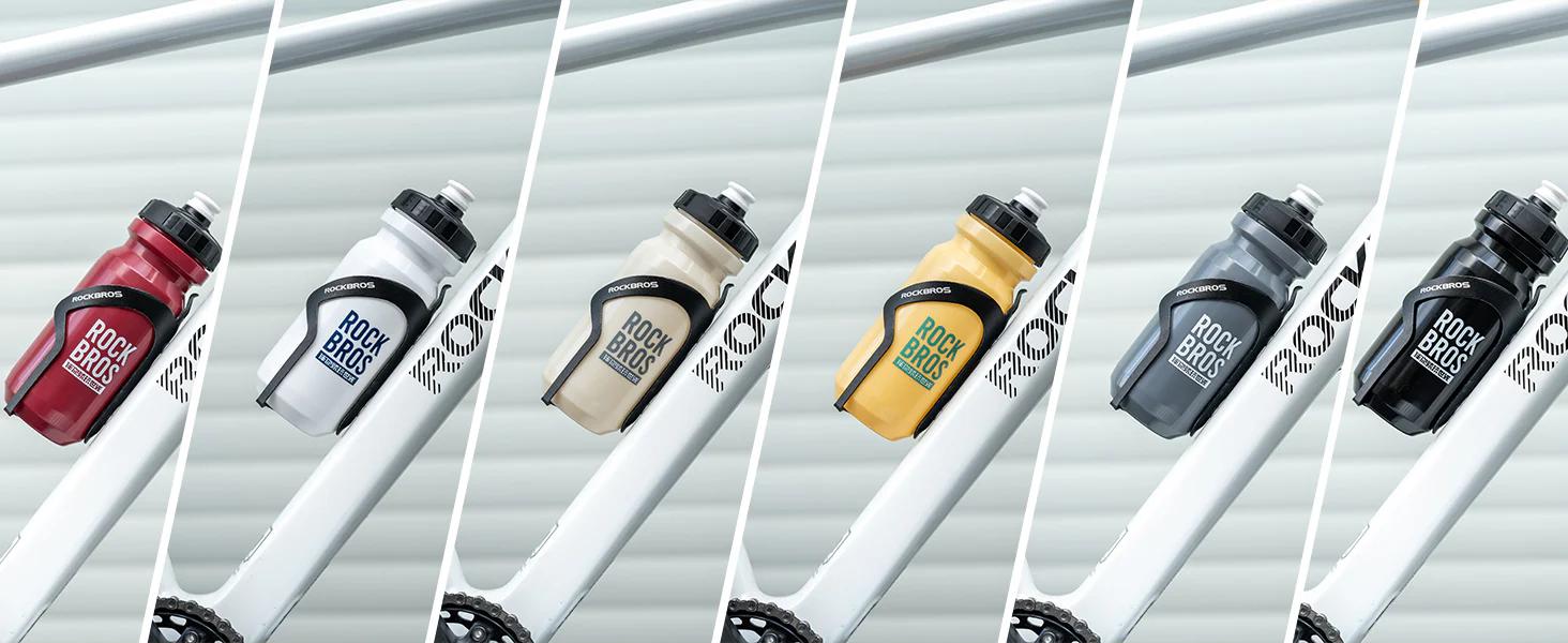 ROCKBROS Bike Water Bottle Squeeze Bicycle Water Bottle BPA-Free