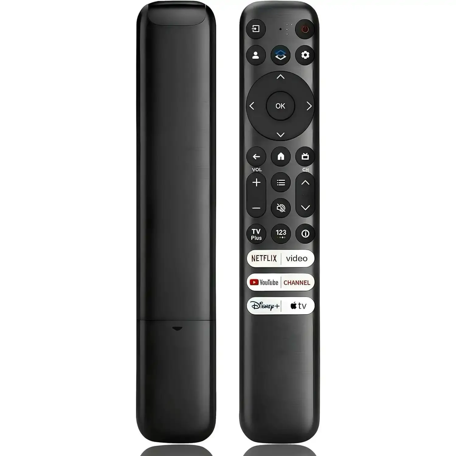Replacement Remote Control for TCL-Google-Smart TV,for TCL 4K UHD HDR LED QLED Series TVs