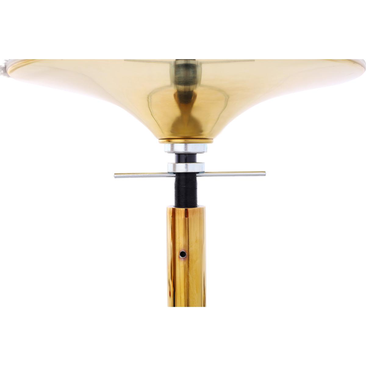 AobtkelDance Pole Spinning Static Dancing Pole Portable Removable for Home Club Bar Gym 86.2-109.8" Height Adjustable  Weight Capacity 440lb Gold