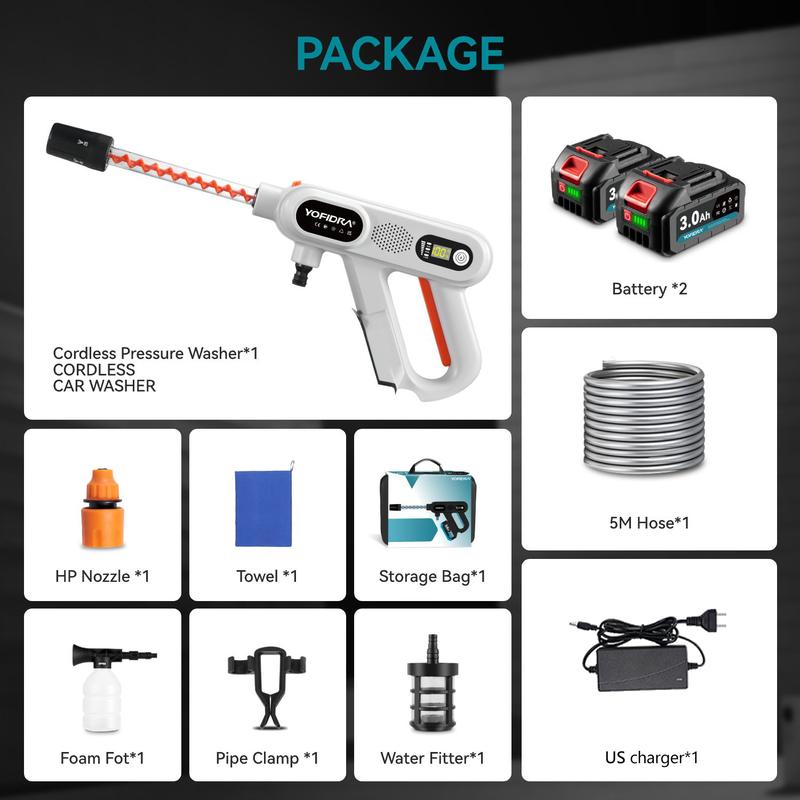 Yofidra 220Bar Brushless High Pressure Car Washing Machine Gun Water Wash Spray Gun 3 Speed Electric Garden Washing Machine For Battery 21V 1Machine Gun Water Wash Spray Gun 3 Speed Electric Garden Washing Machine For Battery 21V Yofidra 220Bar Brushless High Pressure Car Washing Machine Gun Water Wash Spray Gun 3 Speed Electric Garden Washing Machine For Battery 21V 1Machine Gun Water Wash Spray Gun 3 Speed Electric Garden Washing Machine For Battery 21V