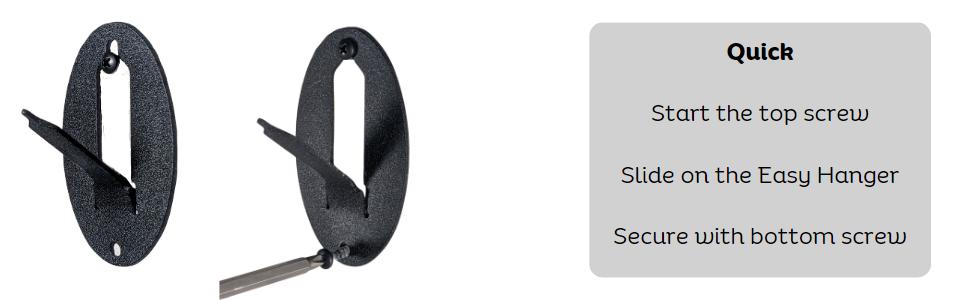 Easy European Mount Skull Hanger - Made in The USA with American Steel - Whitetail Deer Skull Hook mounting System - Euro Mount kit - Quick Install - Hog Bear Antelope Coyote