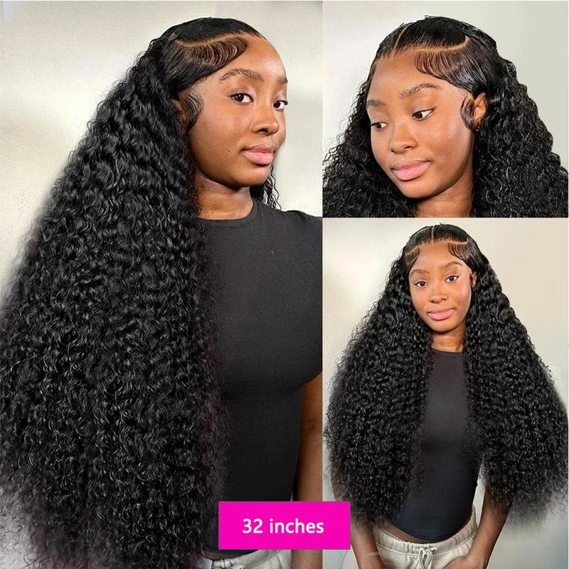 Deep Wave Glueless Wig 13x4 Lace Frontal Wig Curly 5x5 Lace Wear Go Glueless Wig For Women 100% Human Hair Natural Color