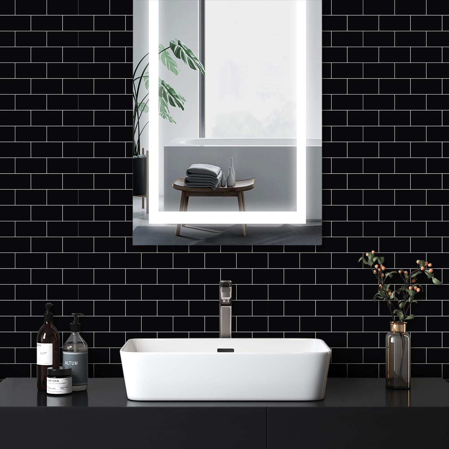 10pcs/20pcs/30pcs Wall Tile Pattern Self-Adhesive Thickened Tiles Stickers, Decorative Wall Sticker, Kitchen Decor, Home Renovation, Floor Decoration, Kitchen Bathroom Decoration, Waterproof Wall Sticker