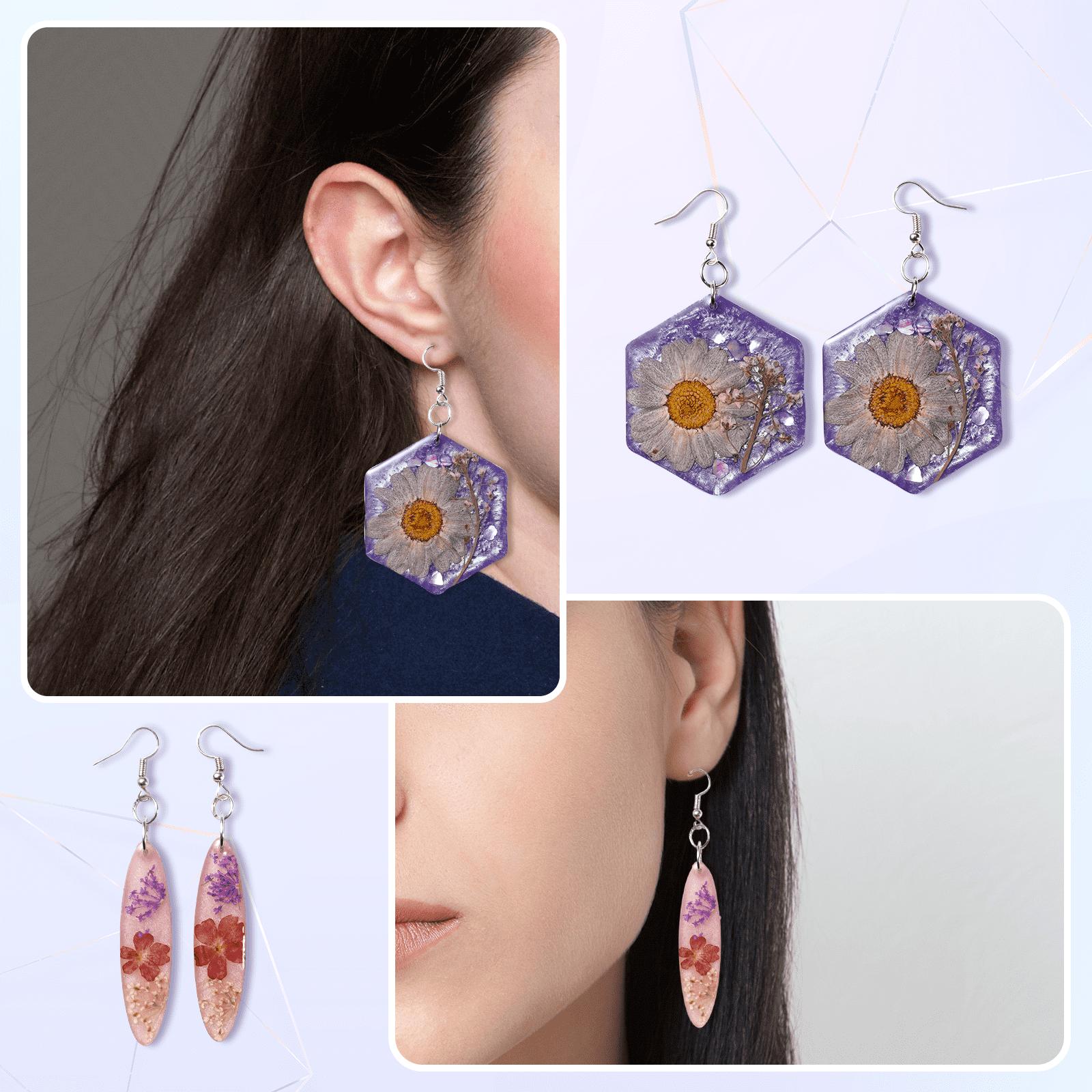 Upgraded 200g Crystal Clear&Low Odor UV Resin Kit,UV Light,Silicone Mat,Ultraviolet Epoxy Resin Hard,UV Resin Starter Kit for Jewelry,Craft Decor,Dried Flowers Accessories , Earring Mold For Resin - LET'S RESIN Upgraded 200g Crystal Clear&Low Odor UV Resin Kit,UV Light,Silicone Mat,Ultraviolet Epoxy Resin Hard,UV Resin Starter Kit for Jewelry,Craft Decor,Dried Flowers Accessories , Earring Mold For Resin - LET'S RESIN