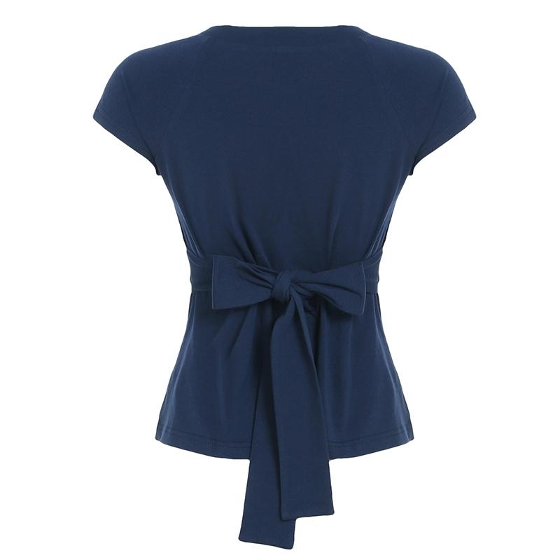 Women's Plain Tee, Casual Short-Sleeve T-Shirt, Ladies' Summer Clothes for Daily Wear