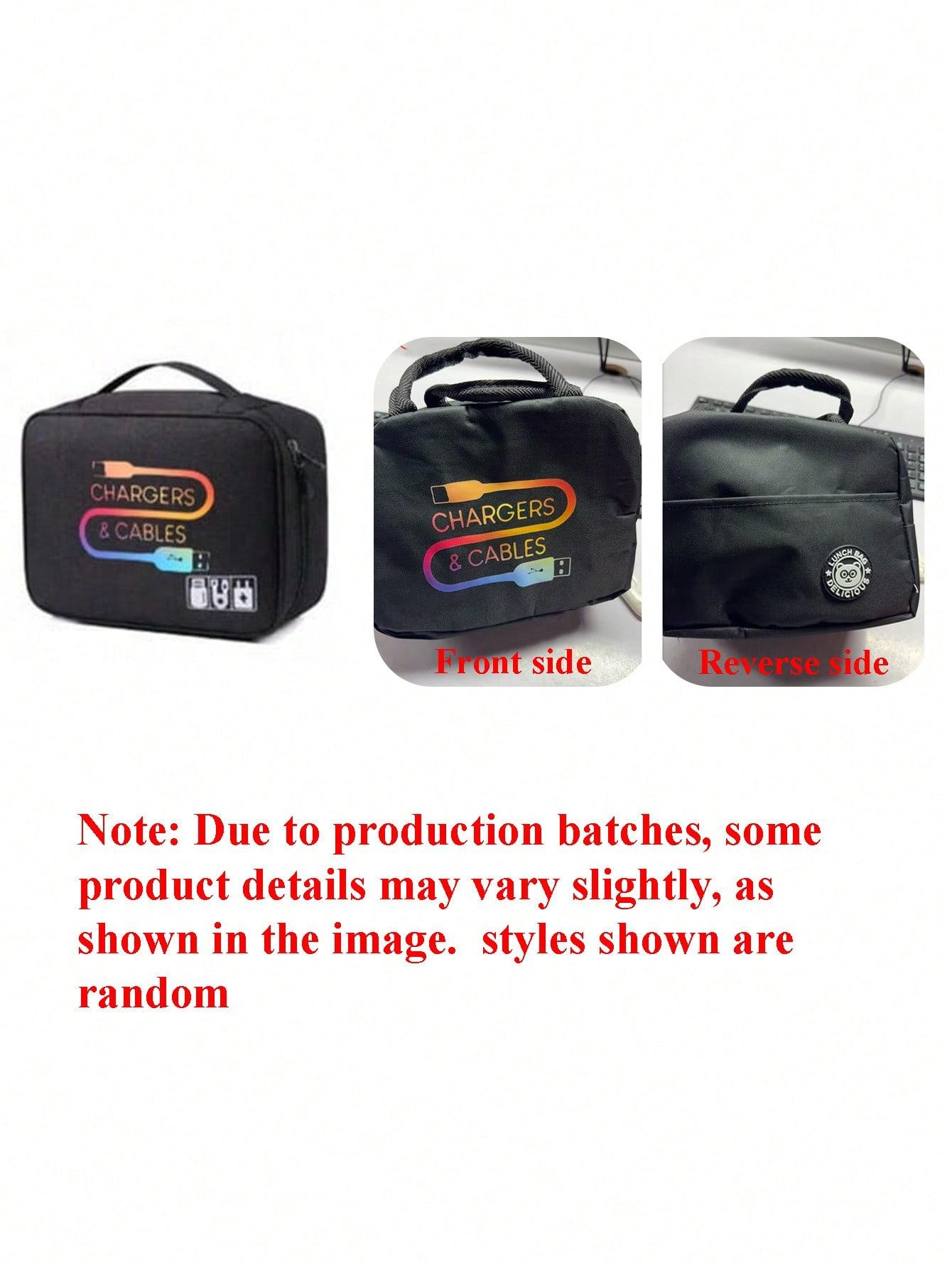 Electronics Storage Travel Bag, Waterproof Cable Organizer, Portable Tech Accessories Case, Laptop Phone Holder, Business Trip Essential