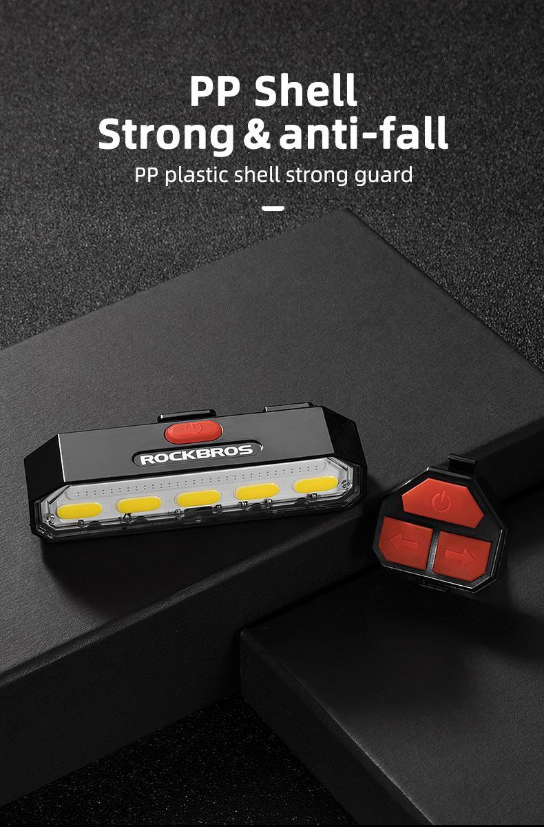 ROCKBROS Bicycle Rear Light Waterproof Saddle Tail light A54BK/WR01