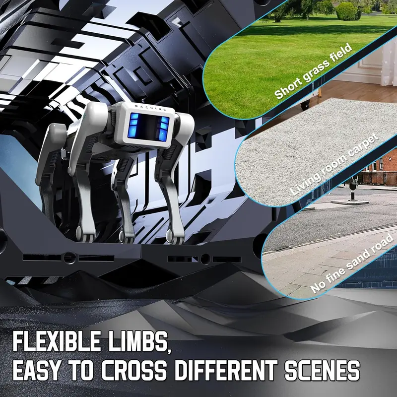 Product Introduction of (Akeleo)Programmable AI robot dog - Voice control, 25-meter stable connection, learning skills and patrol functions - Interactive STEM learning toy suitable for children - Ideal birthday and Christmas gift 8