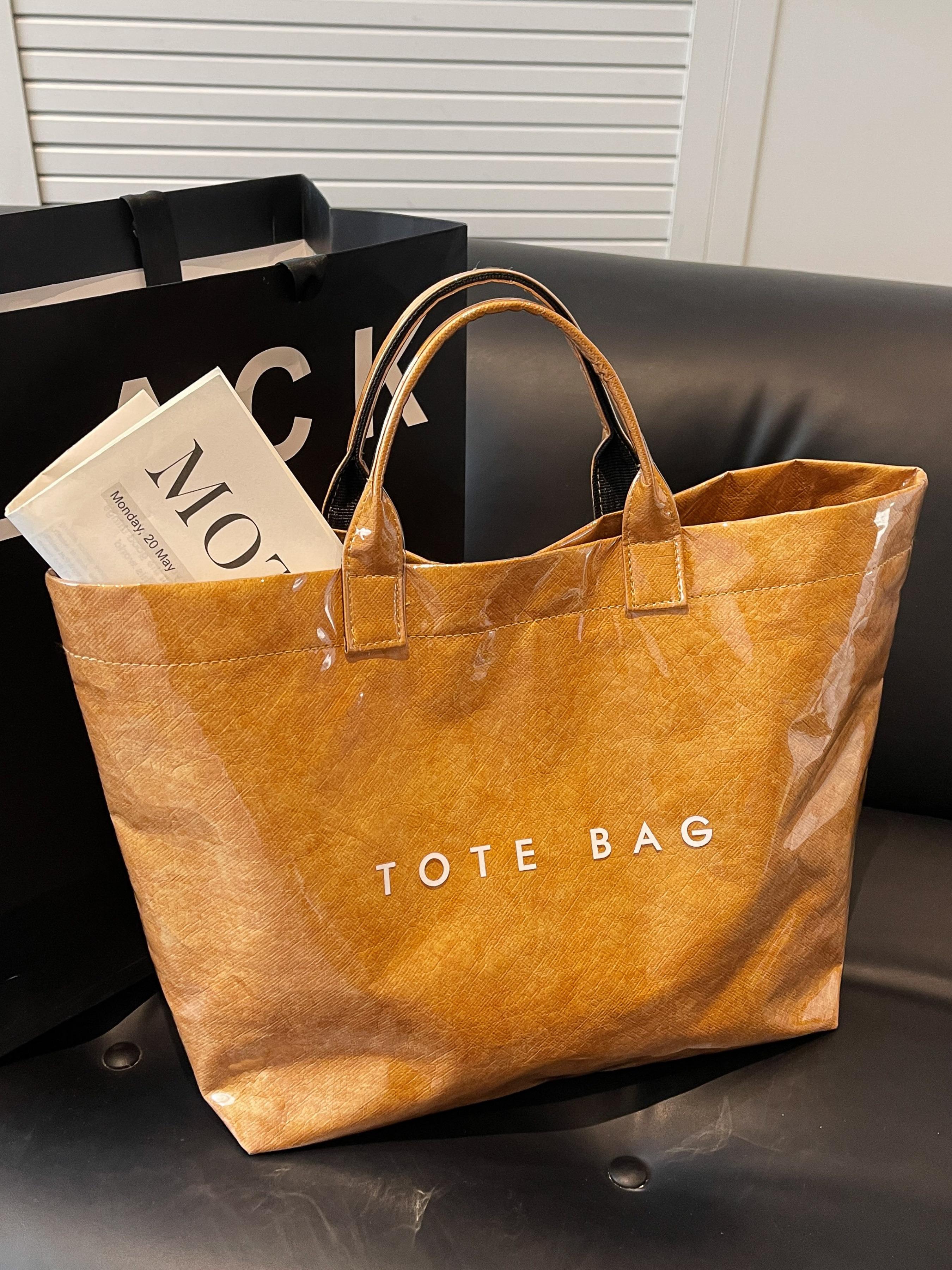 Large-Capacity Tote Bag for Women, Casual Versatile High-quality Daily Commuter Tote, Fashionable Shopping Bag, Leopard Print Tote Bag