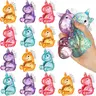 1/2/4/8/12pcs Unicorn Squeeze Toy, Soft Sensory Stress Relief Squishy Toy for Adults and Kids, Party Favor Prank Anti-Anxiety Hand Fidget Reliever, Soft Anxiety Fidgets