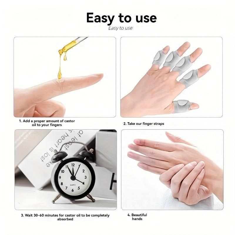 5 pieces, reusable finger strap protectors - soft and breathable, suitable for post injury recovery, exercise, and daily use. The universal adjustable protective cover is made of soft polyester material with a secure buckle
