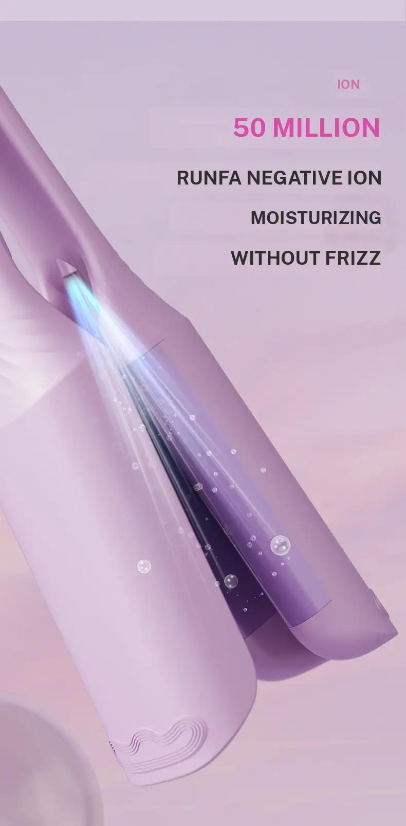 French Style 2025 New Upgrade 32MM French Wave Curling Iron 30W 3 Barrels Adjustable Temperatures Fast Heating 30 Seconds Auto Off Safety Lock Silicone Cover 1.8m Extension Cord for All Hair Types Beauty & Hair Styling, Fashionable New Looks use tool