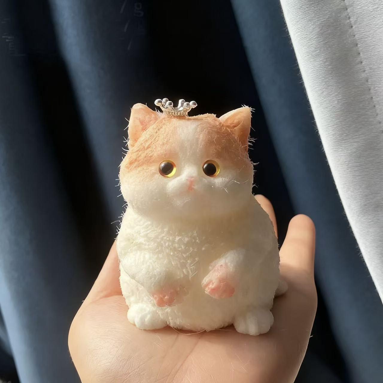 Cat Squeeze Toy, Soft Slow Bounce Sensory Toy, Ventilation Relaxation Tool, Durable Unique Design, Perfect for Office Desk, Birthday Gift, Kawaii Squishies