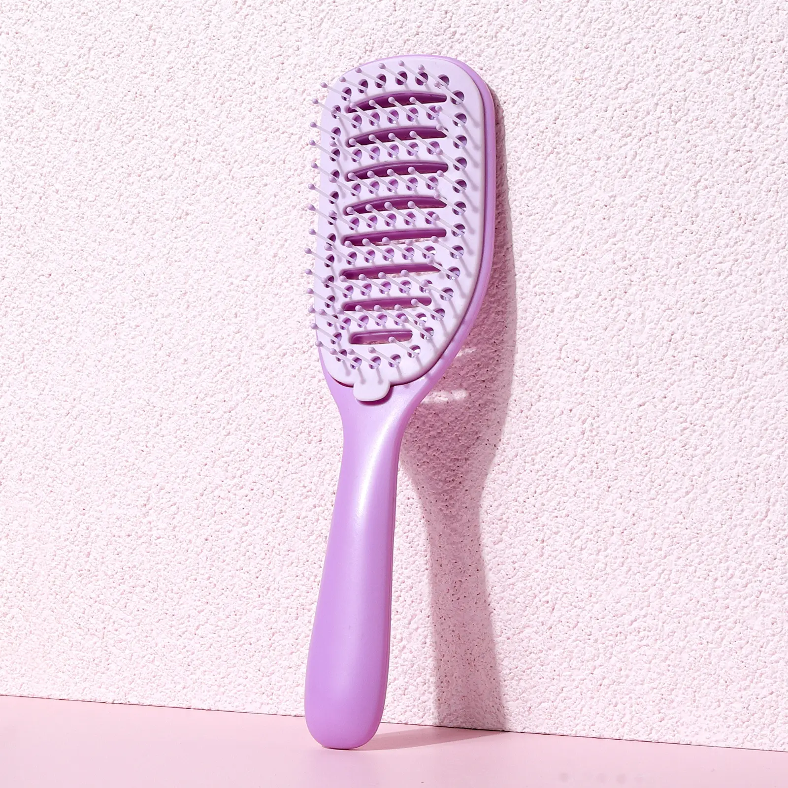Self-Cleaning Hair Brush, Easy Hair Removal Detangling Comb, Scalp Massage, Anti-Tangle Smoothing Brush for Wet & Dry Hair Care