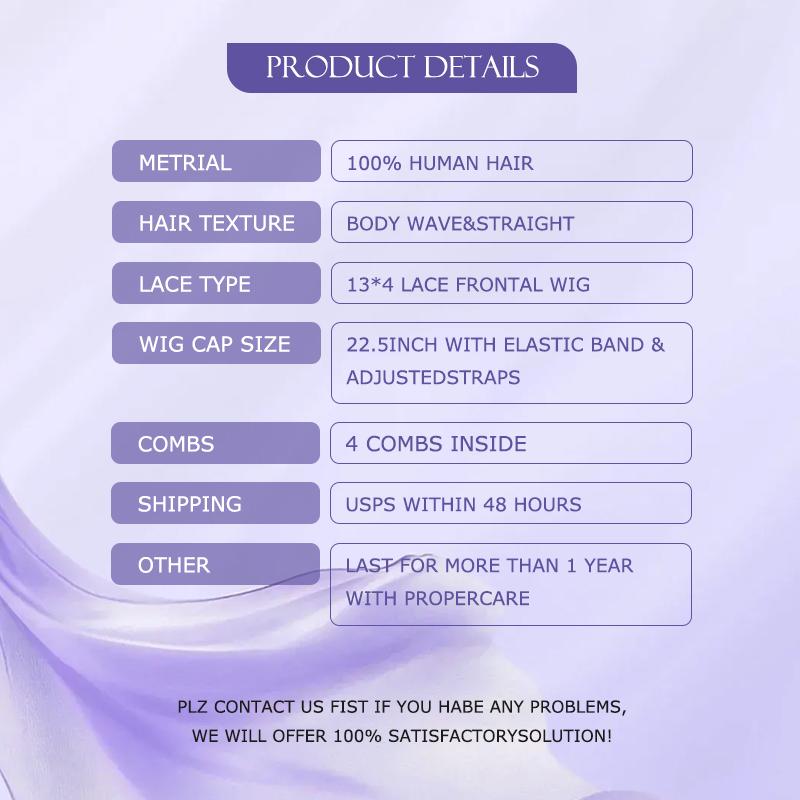 eullair Dark Blue Straight Wig 13x4 Glueless Wigs Pre Plucked Hd Lace Long Straight Dark Blue Wig For Women With Baby Hair