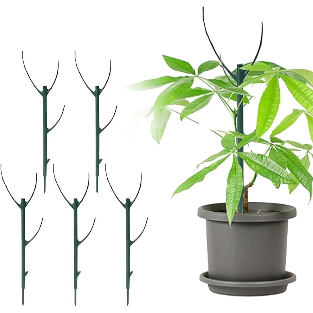 5/10 Pack Stackable Monstera Plant Support, Plant Stakes for Indoor and Outdoor Plants Use, Garden Stakes for Climbing and Potted Plants, Pothos, Philodendron, Garden Obelisk Trellis, Climbing Planting Stand