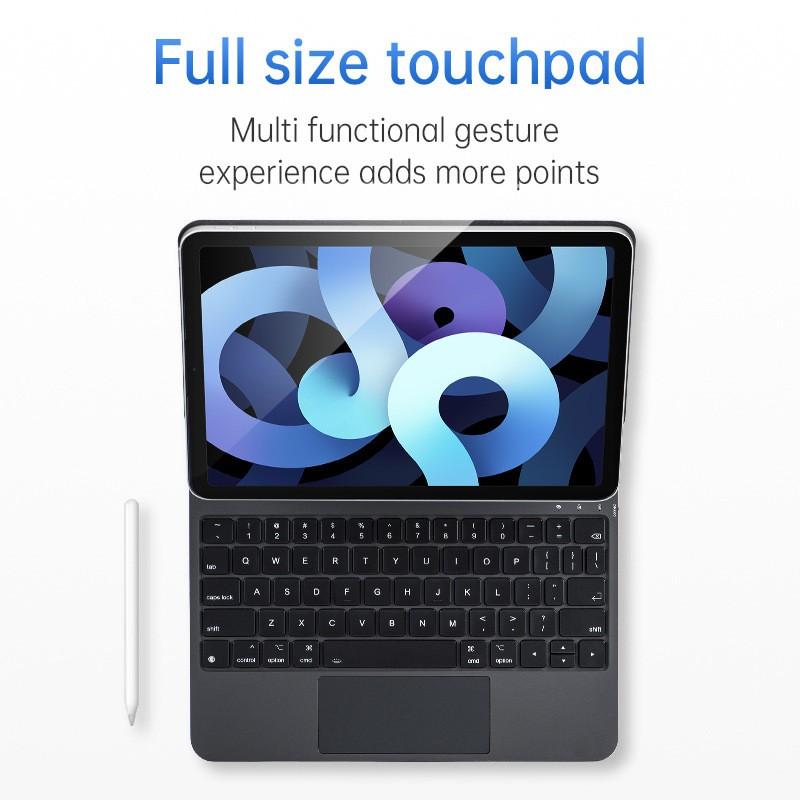 Magnetic Floating Magic Keyboard for iPad 10th/11th/pro 11, Bluetooth-compatible Keyboard with Smart Touchpad, Compatible with iPad Pro 11 & Air 4/5