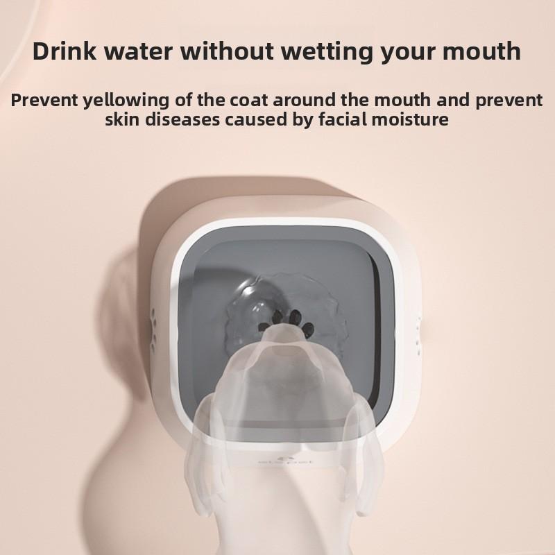 No-Spill Pet Floating Drinking Bowl Anti-Overflow Car Water Dispenser for Small & Medium Pets