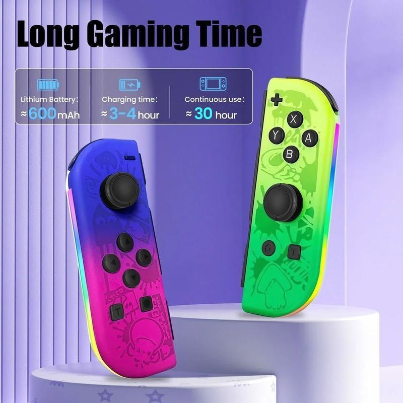 Wireless Controller for Game Handle Controllers, Lrr Wireless Controller for Switch/lite/oled, Dual Vibration Replacement Controller