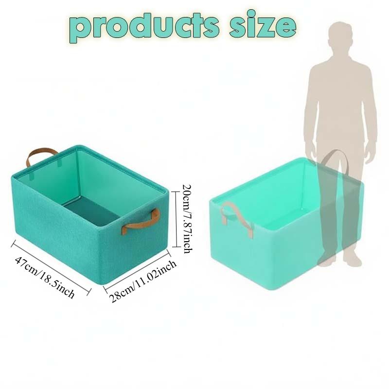 3pcs Large Oxford Cloth Storage Baskets, Fabric storage Box with Steel Frame Stackable Shelf Storage Baskets, Collapsible Closet Storage Organizers and Foldable Storage Baskets for Offic, Bedroom, Dorm, Living, Space-Saving Closet Solution, Clothes Basket