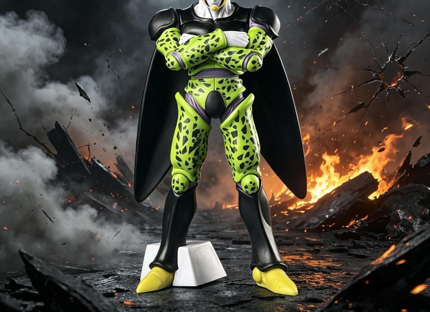 Dragon Series Cell (Perfect Form) Anime Action Figure — DDD-BZ Super Saiyan Articulated Model 30CM PVC Collectible Figure — Limited Edition Anime Toy Gift for Fans, Birthday Christmas Halloween Holiday Present, Desk Decor, Trendy Collectible Dragon Series Cell (Perfect Form) Anime Action Figure — DDD-BZ Super Saiyan Articulated Model 30CM PVC Collectible Figure — Limited Edition Anime Toy Gift for Fans, Birthday Christmas Halloween Holiday Present, Desk Decor, Trendy Collectible