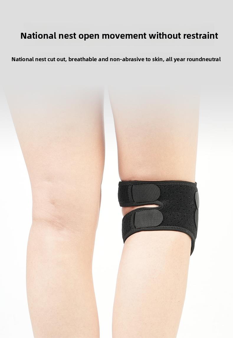 Knee Brace with Patella Gel Pad - Adjustable Compression Knee Support for Running, Gym, Meniscus Tear & Joint Pain Relief