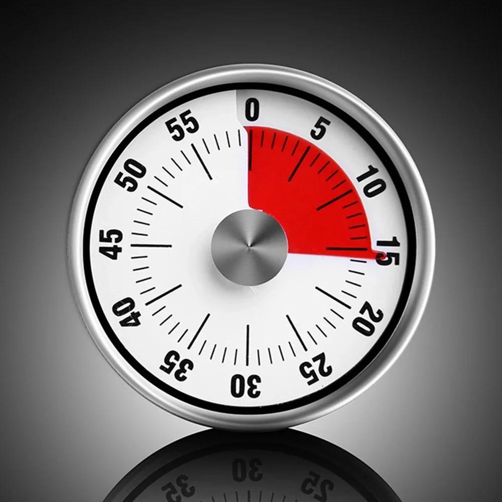 Magnetic Mechanical Countdown Timer, Visible Timer for Classroom, Baking, Teaching, Meetings, Kitchen Cooking, Work