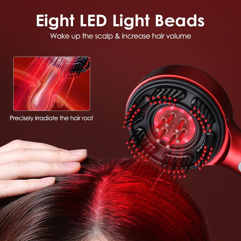 3in 1 Electric Scalp Massage Comb, Hair Oil Applicator Scalp Massager, Electric Scalp Massager Brush - for Head Relaxation & Beauty Care, Perfect Gift for Women And Men.