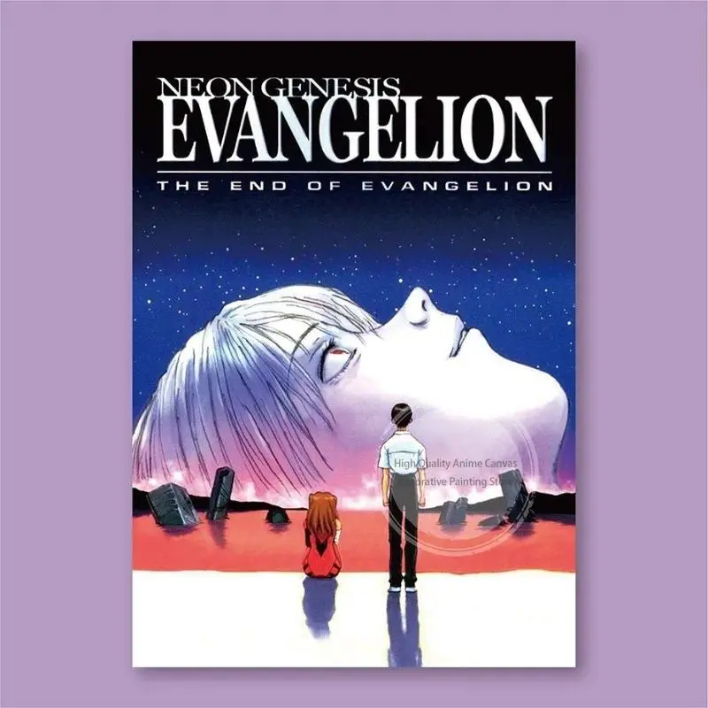 Anime EVA Poster Canvas Wall Art N-Neon G-Genesis E-Evangelion for Living Room Vintage Decor High Quality Print Gift