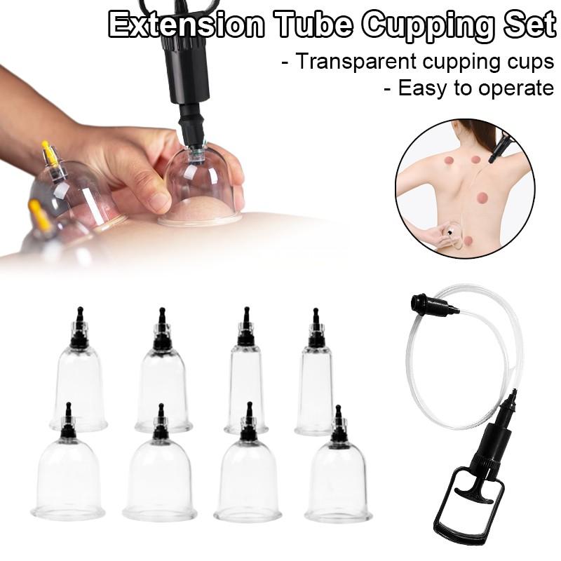 Transparent Vacuum Cup Massage Set, Home Use Muscle Relief Massager, Personal Body Massage Tool, Transparent Vacuum Cup Therapy Kit