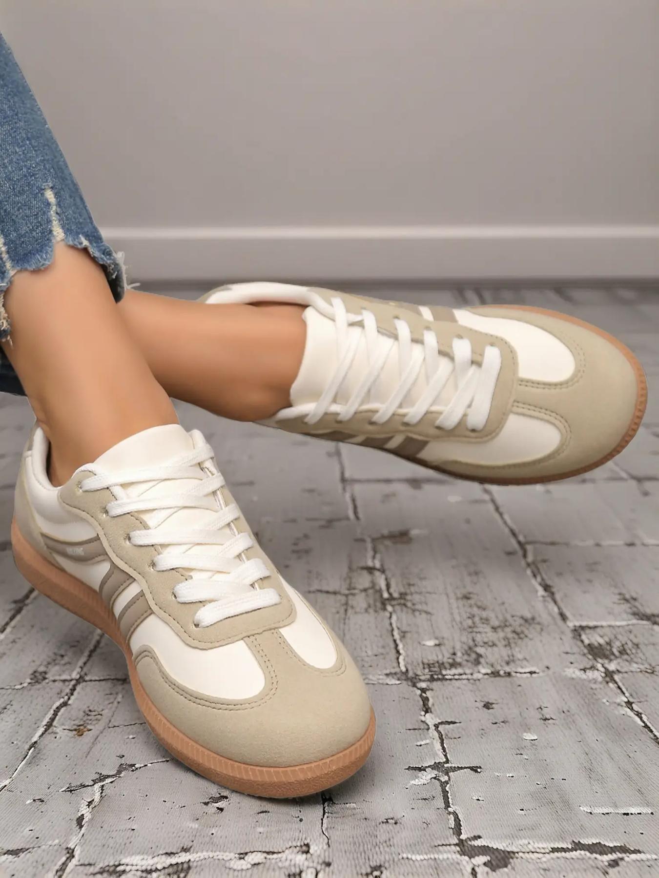 Women's Snake Leather Sneakers, Classic Casual Design, Comfortable Walking Shoes for Daily Wear & Outdoor Activities, Trendy Walking Sneaker