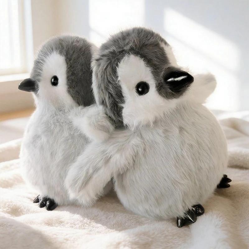 Kawaii Penguin Plush Doll - Durable Soft Fluffy Stuffed Animal, Unisex Names One Size Collectible Toy, Hand Washable Soft Cuddly Gift for House Decoration