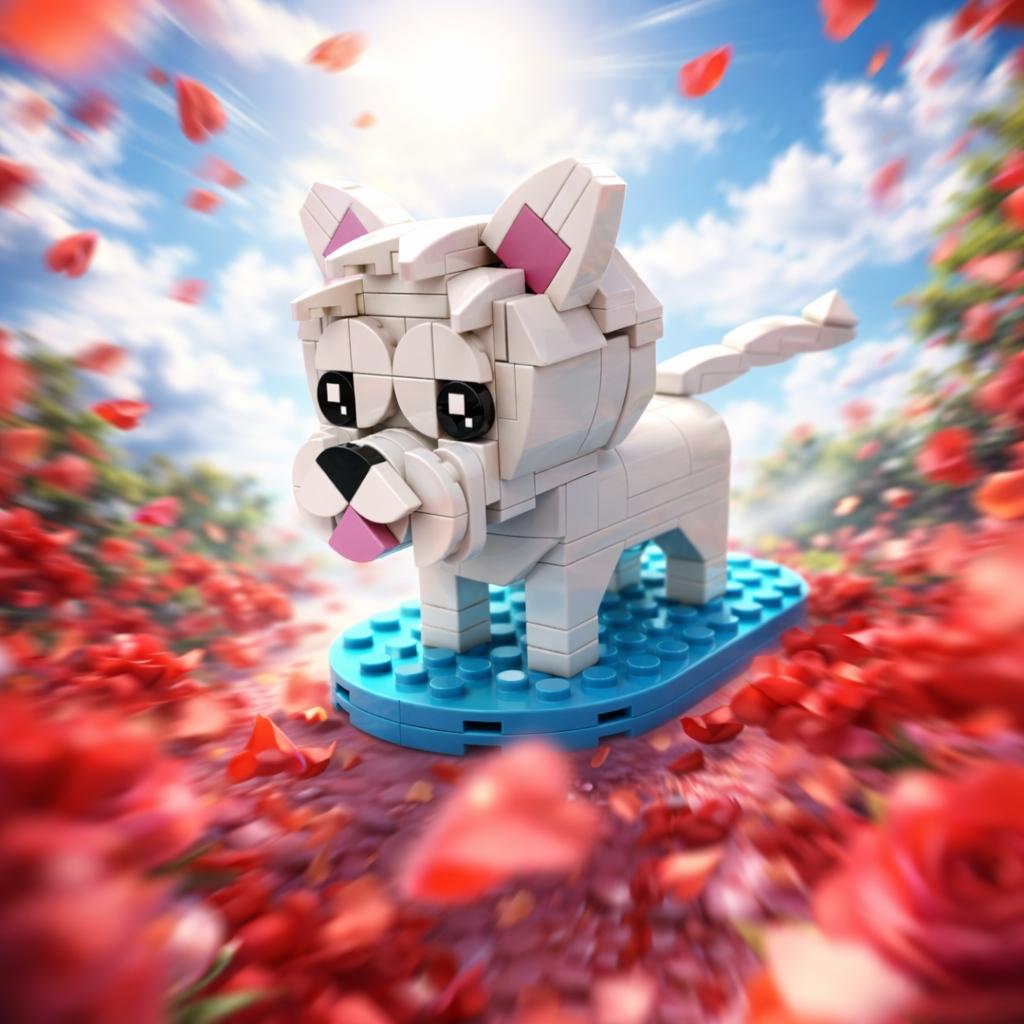 145PCS Exquisite Animal Building Blocks Set, DIY Building Brick Toy, ABS Plastic Material, Animal Model with Sturdy Base, Includes Printed and Electronic Instructions, Desk Display Collectible Ornament, Home Bedroom Office Decoration, Birthday Gift