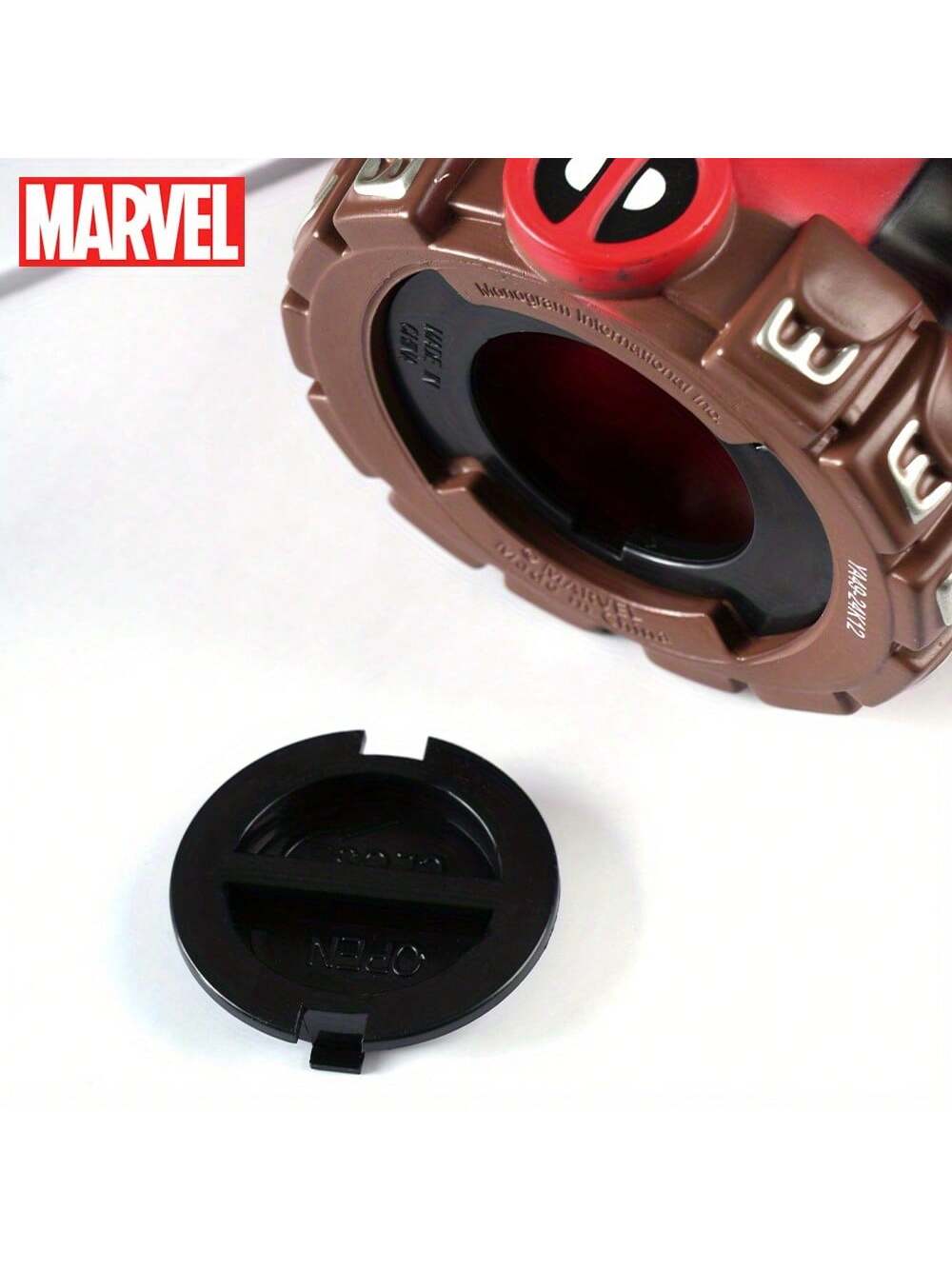 Marvel officially licensed Deadpool deposit box PVC material home office desk party decorations for friends birthday gift
