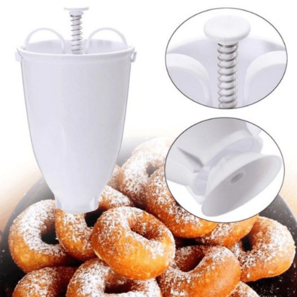 DIY Doughnut Making Kit, Easy-To-Use Donut Maker Tools, Perfect for Home Bakers & Cooking Enthusiasts, Essential Baking Accessories
