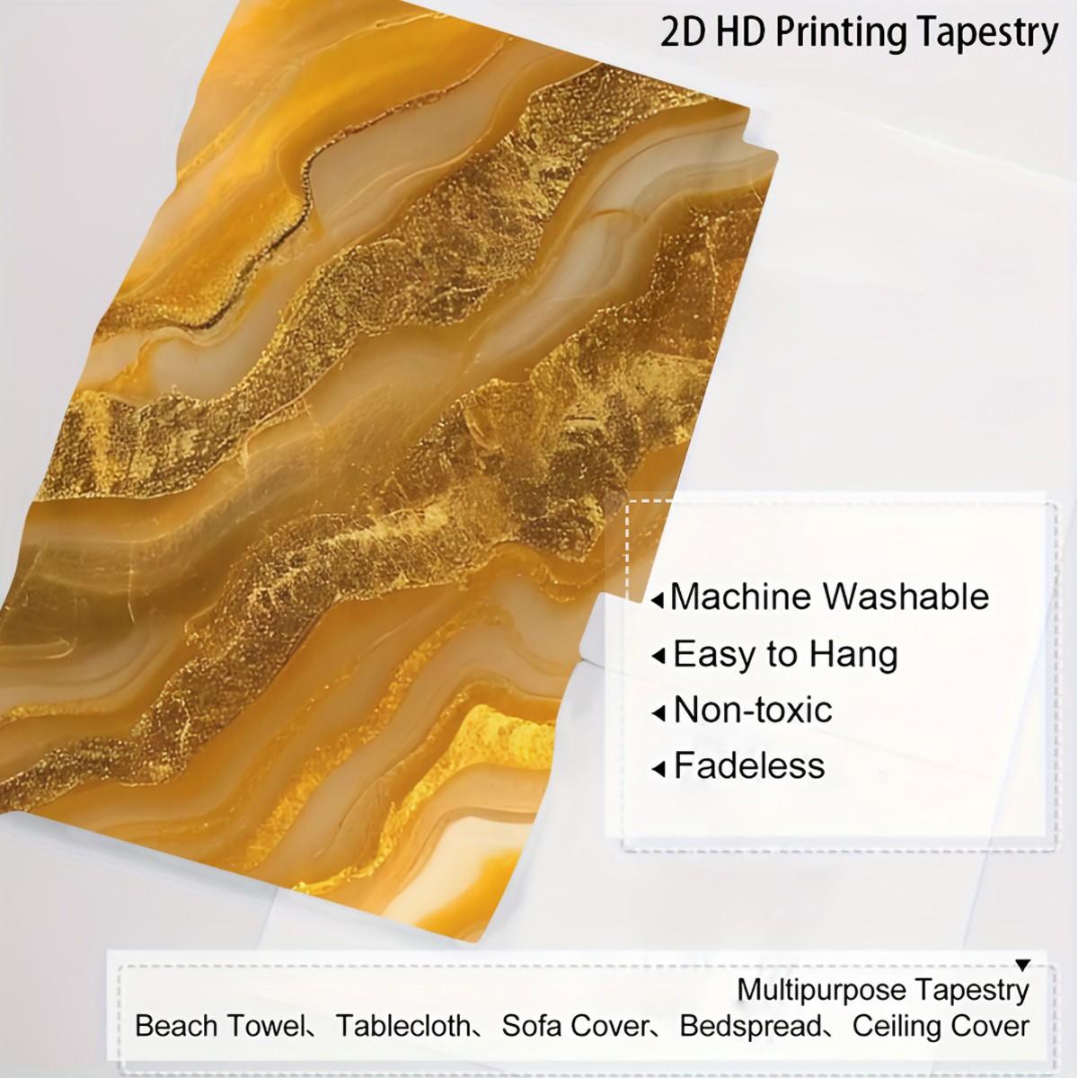 Marble Print Tapestry, Modern Luxury Wall Decor, Soft Fabric, Easy to Hang, Perfect for Bedroom and Living Room Background Decoration for Fluid Art Enthusiasts, Ideal Gift for Family and Friends