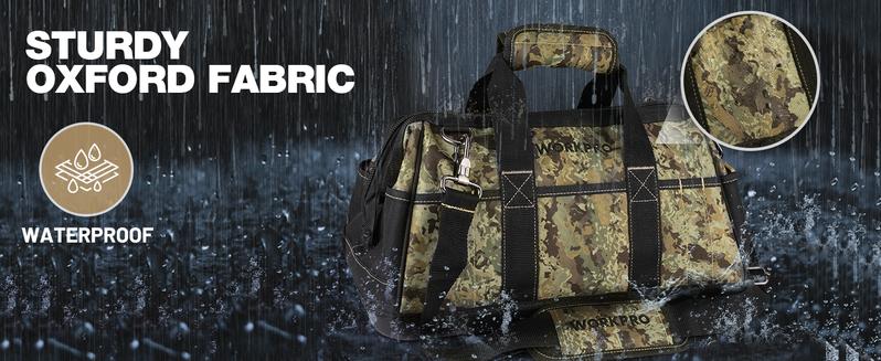 #JumpstartSale WORKPRO 16-inch Wide Mouth Tool Bag with Water Proof Molded Base #JumpstartSale WORKPRO 16-inch Wide Mouth Tool Bag with Water Proof Molded Base