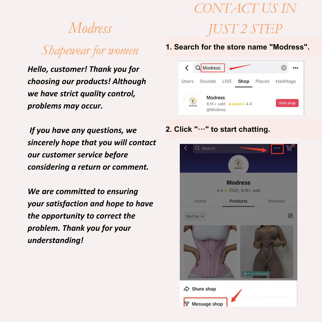 M MYODRESS Shapewear for Women Tummy Control Shapewear With Crotch Opening