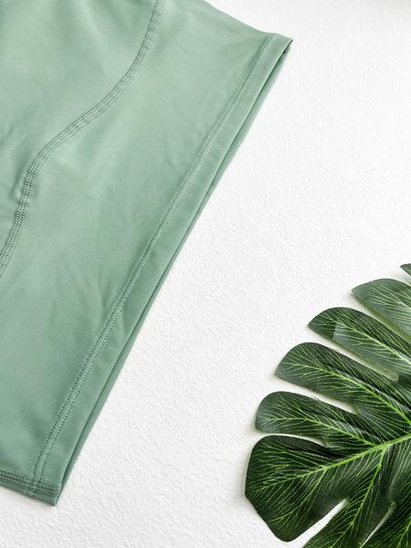 Women's Solid Color Crop Yoga Sports Bra, Breathable Comfortable Sports Bra, Ladies Sportswear for Indoor Outdoor Wear