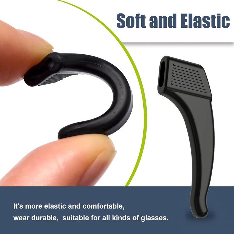 3-Pack Glasses Grips: Eyeglass Holder & Sunglasses Retainer for Temple Tips - Reading Glasses Accessory