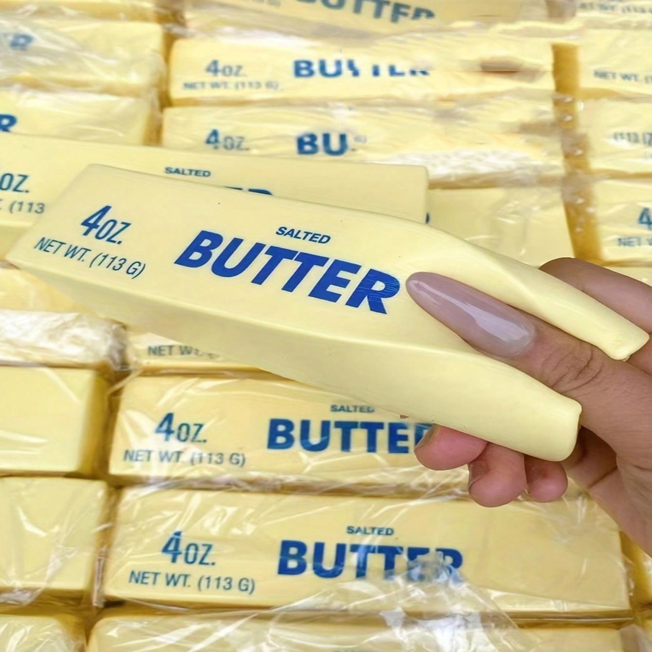 Soft Non-Toxic PU Butter Stick Squeeze Toy, Perfect for Party Games, Holidays and Christmas Gifts