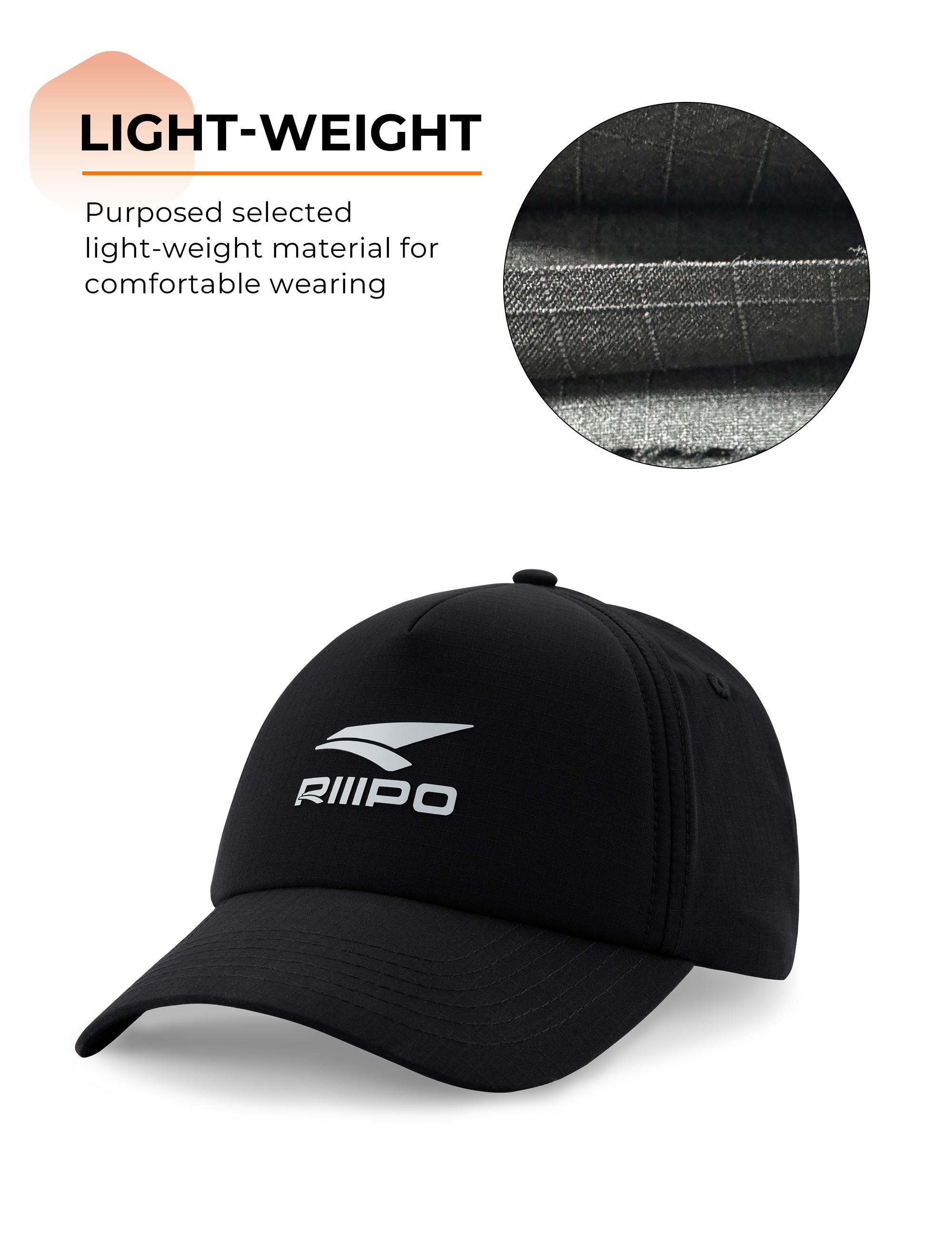 【RODEEL】RIIIPO Trucker Hat UPF 50+ Sun UV Protection Outdoor Fishing Hat Light Weight Moisture Wicking Baseball Cap for Outdoor Sports Gym Workout Fishing Hiking Boating Camping Running Construction Roofing Landscaping Gardening, Holiday Gift