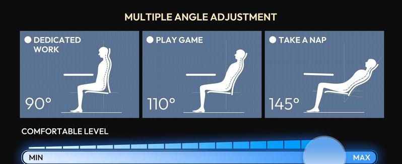 Dowinx Gaming Chair, pocket spring pad, ergonomic computer chair, waist massage and foot pedals for adults, high back gaming chair leather office gaming 300 lb