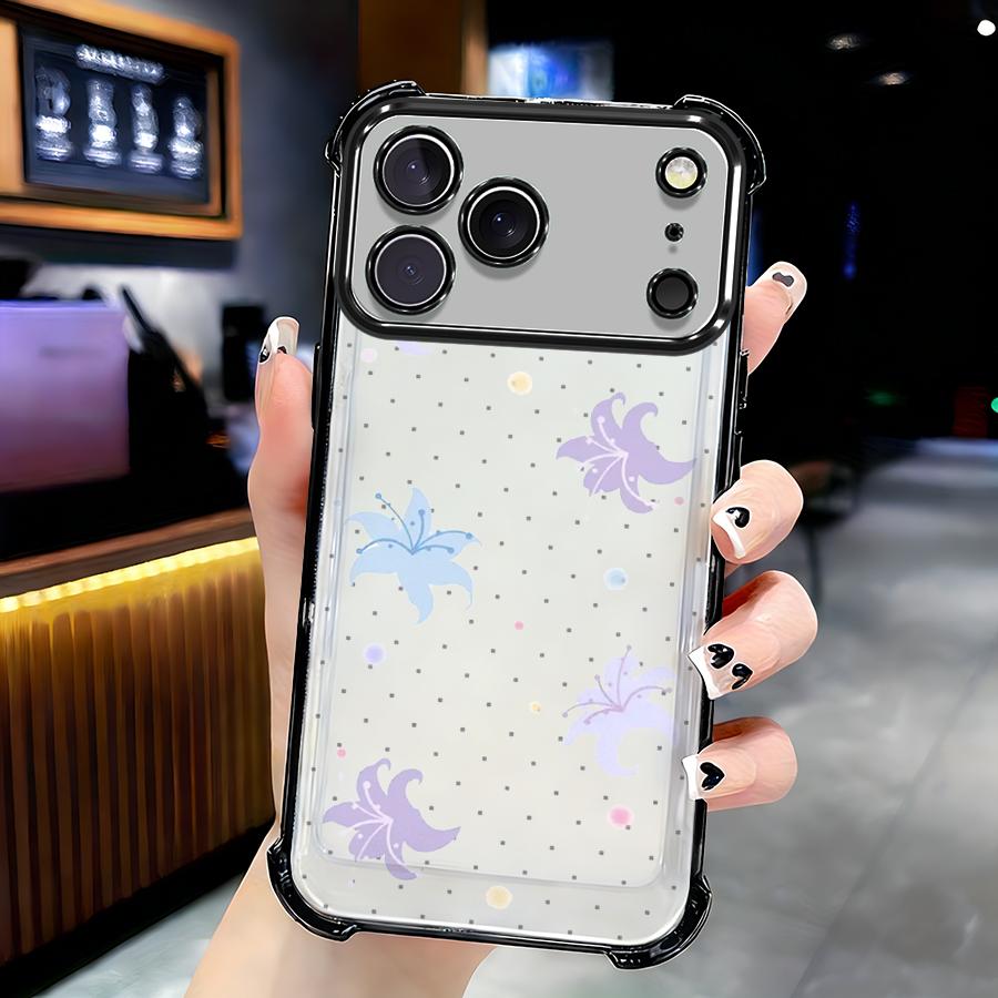 Spotted Lily iPhone17pro  Anti-fall airbag case with reinforced corners making it the perfect New Year full coverage drop protection Chinese style Ramadan Easter This phone case is scratch-resistant and durable