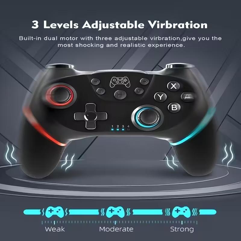 Suitable for Switch, Switchlite OLED host wireless grip with vibration 6-axis motion sensing function Switch Pro wireless grip