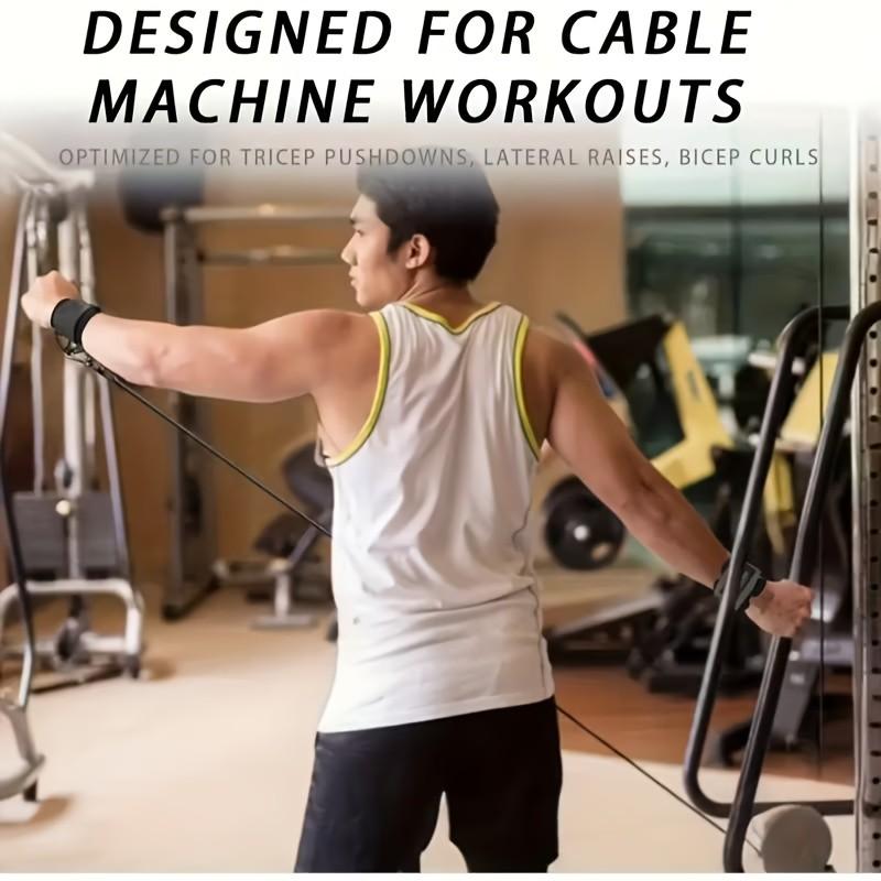 Adjustable Fitness Wrist Straps, Non-Slip Design, Suitable for Cable Machines, Weightlifting, Home Gym, Strength Training Accessories