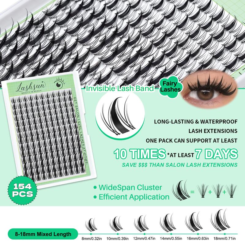 942PCS Eyelash Clusters Kit D Curl 9 Styles Bottom/Spikes/Wispy/Volume/Anime Soft And Comfortable Eyelash Extension False Eyelashes Kit with Bond&Seal Lash Remover Lash Brush Lash Applicator Lash Shampoo Brush, for Beginners&Proficient, DIY at Home Easily