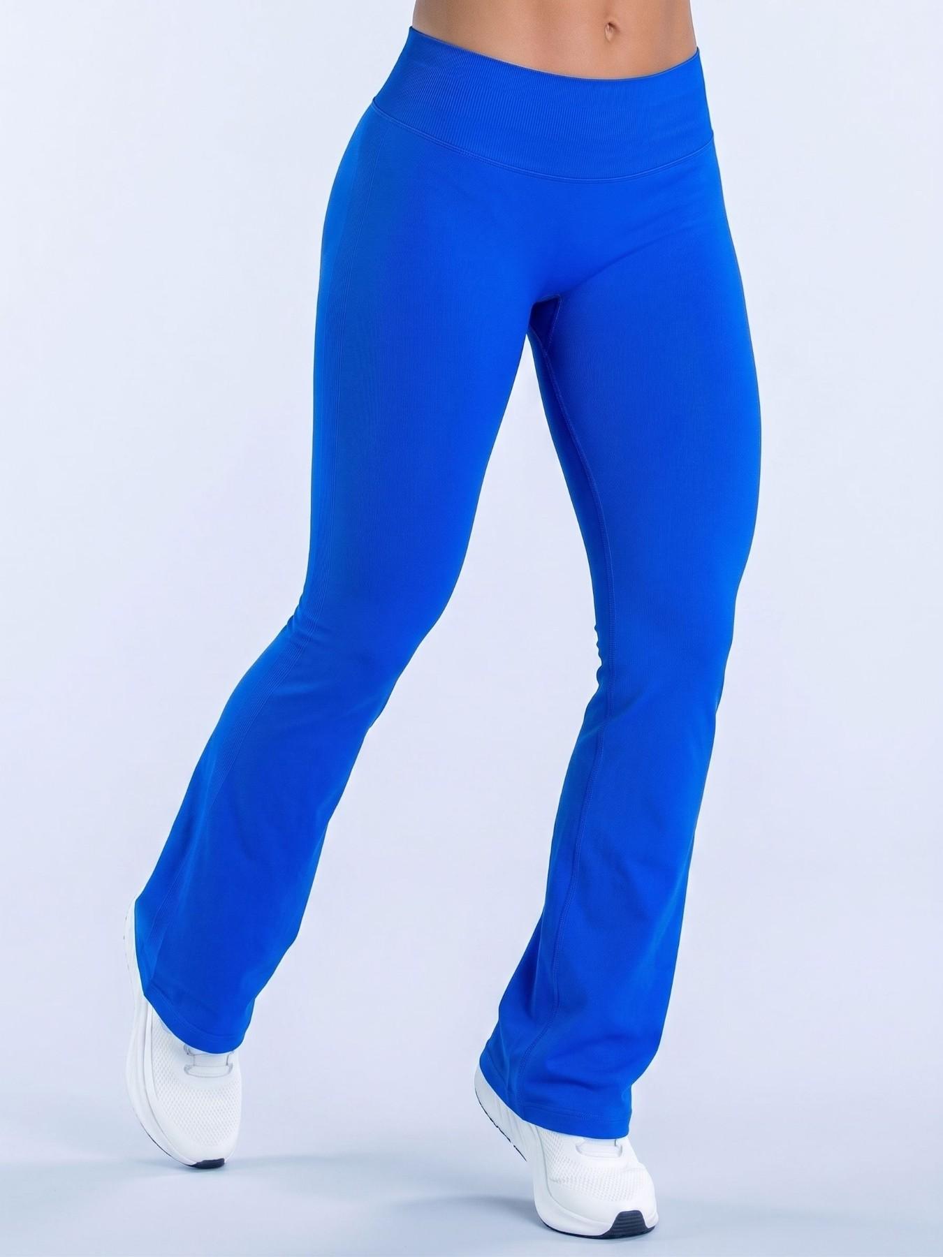 Flared Gym Leggings for Women Seamless Hidden Scrunch Butt Lift Workout Legging Flare Bootcut Yoga Pants Activewear Bottoms Fitness Pants