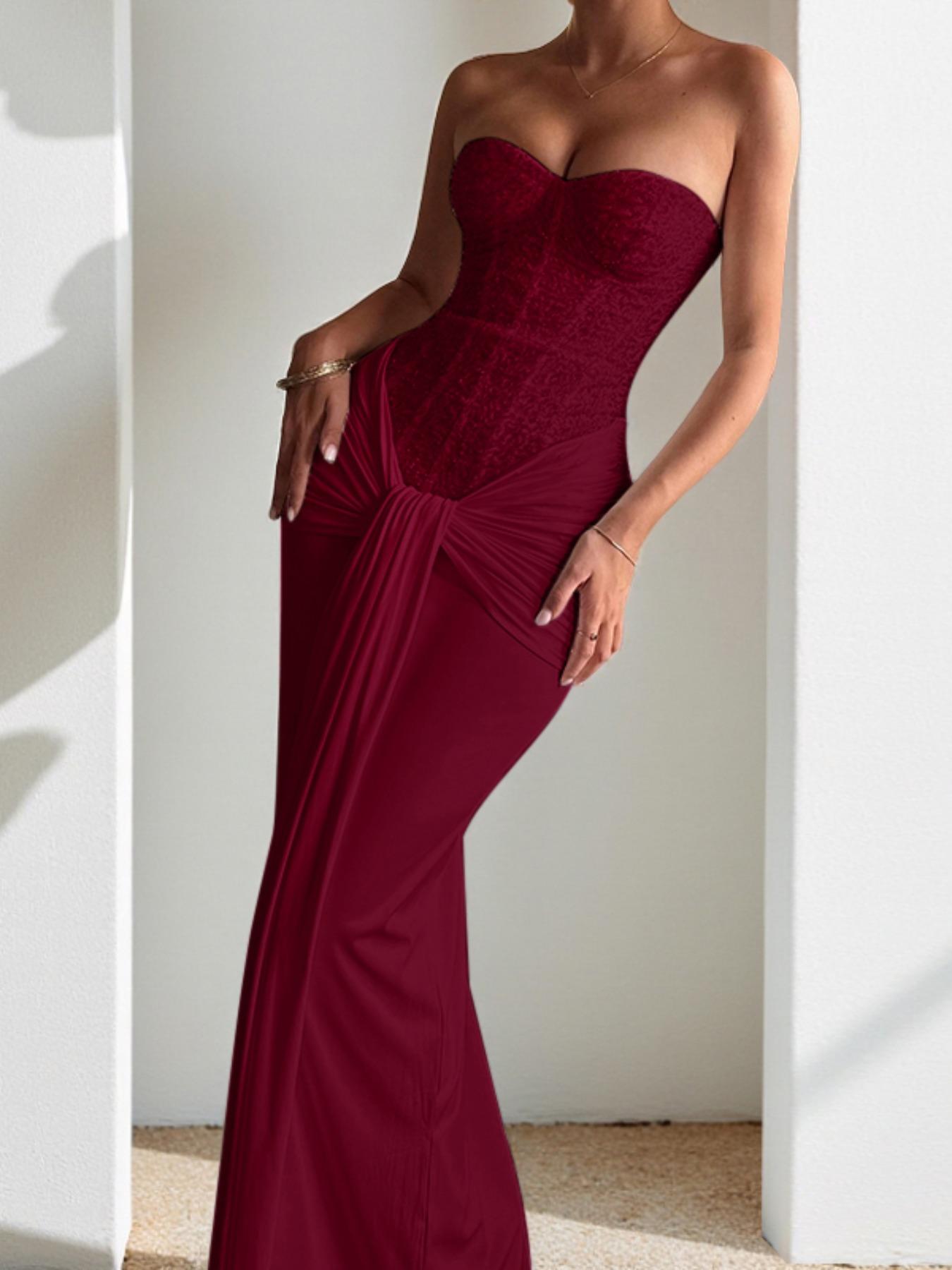 Elegant Wowdark Halter Neck Dress with Flowing Sleeves, Summer Fashion Midi Dress, Formal, Perfect for Parties & Events